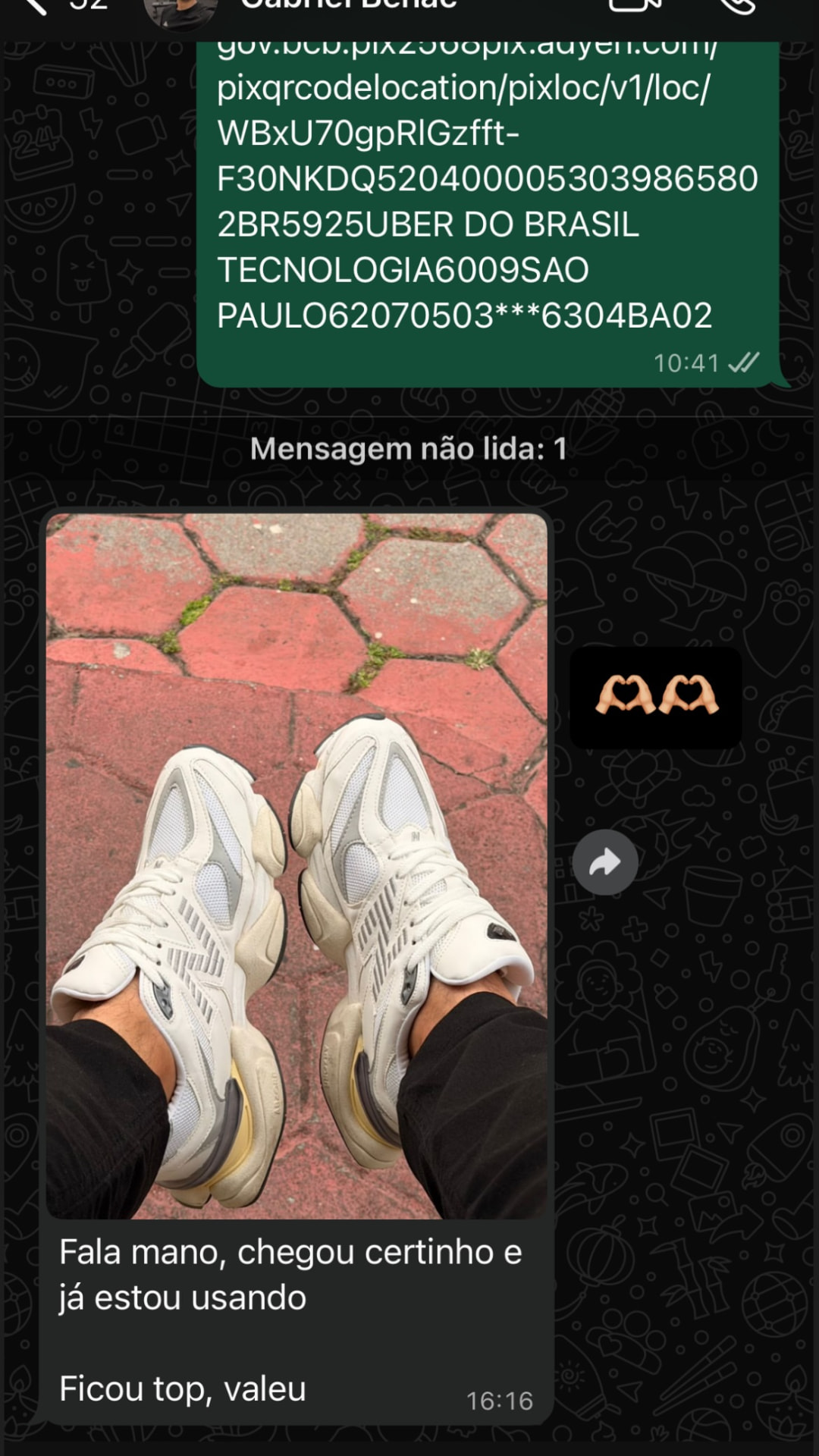 Feedback de cliente 5 da Abelha Imports